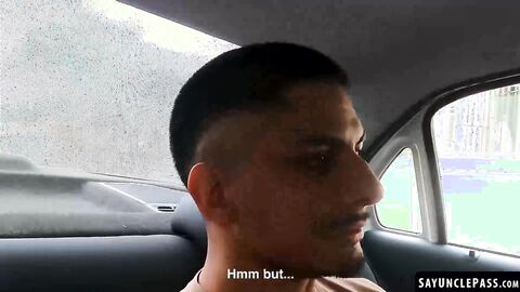 Alexander Rajesh fucks Lorenzo August while getting some fresh air