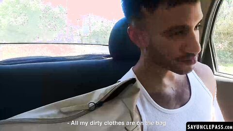 Leo Giok fucks his passenger Talex Madriz for sniffing his undies