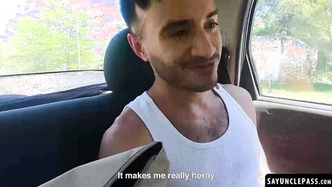 Leo Giok fucks his passenger Talex Madriz for sniffing his undies