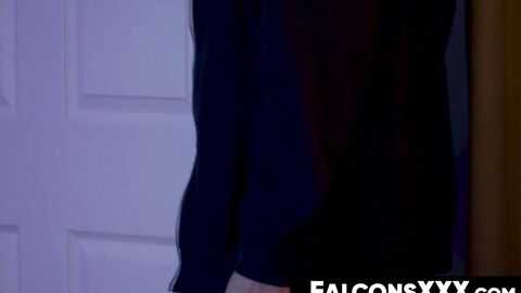 FalconsXXX.com - Studs having fun with their asses and a giant black dildo in a wild