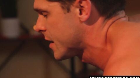 InfernoDungeon.com - Master Devin Franco fists hunky Eli Shaw and Mat Wolff