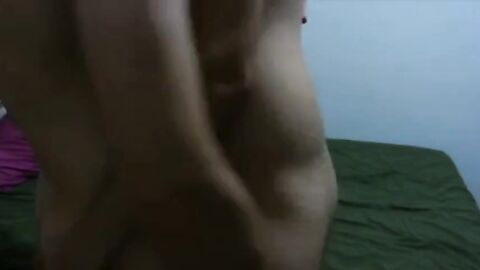 Bareback Amateur Student Takes Teacher's Webcam Lesson