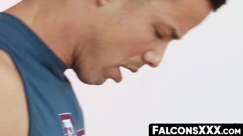 FalconsXXX.com - Muscular Skyy Knox gets anal fucked and rimmed by Joaquim Cruze