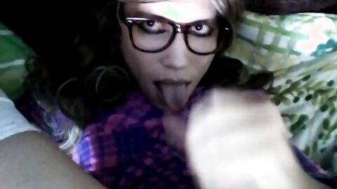 Crossdresser Paulina Doll's Solo Self-Facial