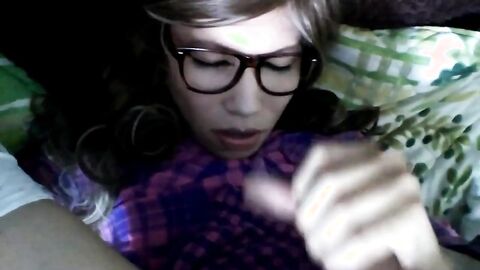 Crossdresser Paulina Doll's Solo Self-Facial