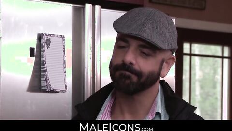 MaleIcons.com - Sexy stepdad Adam Russo's desire to fuck cute innocent twink Derek Re