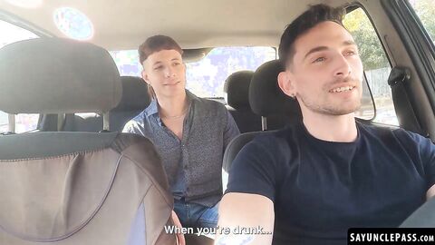 Ayun XXX gives his hot driver Matt Vi a deep and hard cock ride