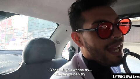 Jor Albarado begs his driver Hasan Shelby to plow his cock inside him