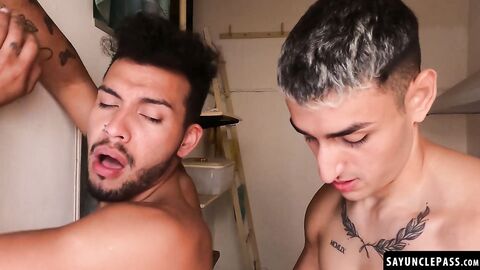 Jor Albarado begs his driver Hasan Shelby to plow his cock inside him