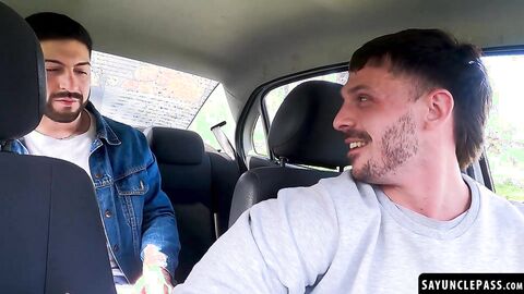 Liam Cox finding his lost phone ends up being fucked by Luke Ryder