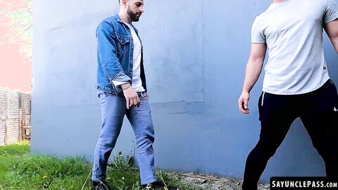 Liam Cox finding his lost phone ends up being fucked by Luke Ryder