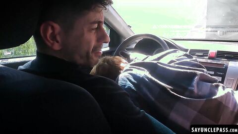 Driver Victorino Stone fucks Lorenzo August while waiting for the tow