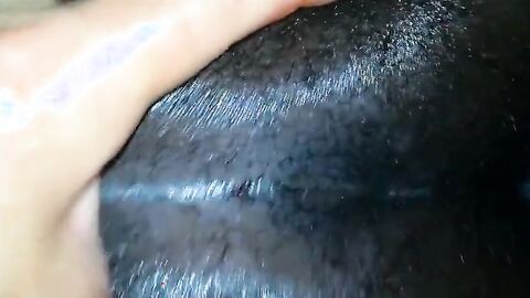 Black Guy Gets an Anal Massage and Fuck from a Young Stud