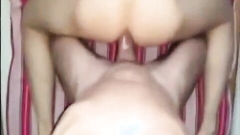 Amateur Twink Takes on a Massive Cock