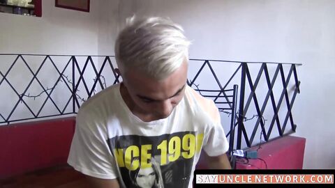 SayUncleNetwork.com - Inked Latino's big cock blowjob before a POV cumshot scene