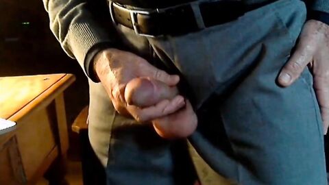 Mature Daddy's Solo Show