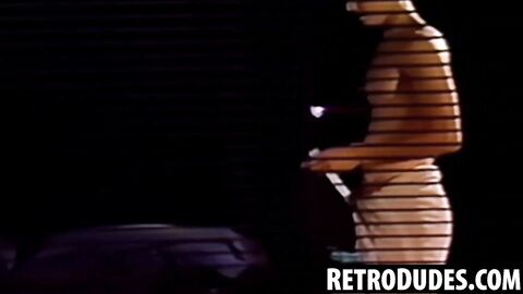 RetroDudes.com - Handsome Alan Fox restrains himself while playing with his large don