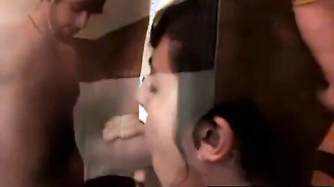 FuckingStraightBoys.com - Straight babe enjoys FMM threesome drilling from cute boys