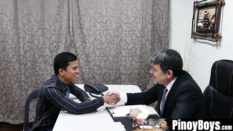 PinoyBoys.com - Mature homo sucking ass and cock before breeding twink bareback wildl