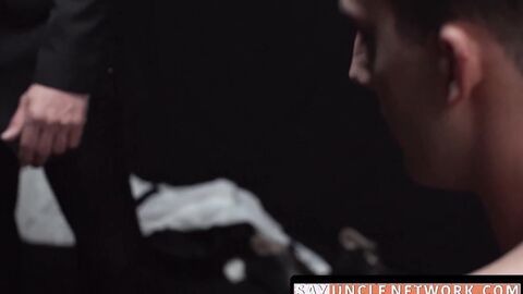 SayUncleNetwork.com - Mormon twink bareback doggystyle fucked by handsome jock