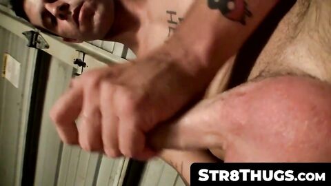 Str8Thugs.com - Deviants Lex Lane and Cayden Priar's mutual piss play and jerk off sc