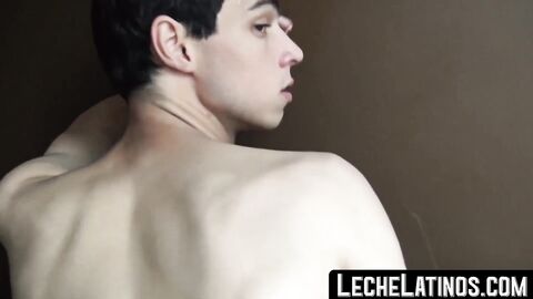 LecheLatinos.com - Cute young Latino's raw pounding and hot, sticky facial finale