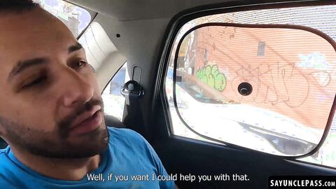 Milo Star gives his tight ass freely to his horny driver Crixxx Nie