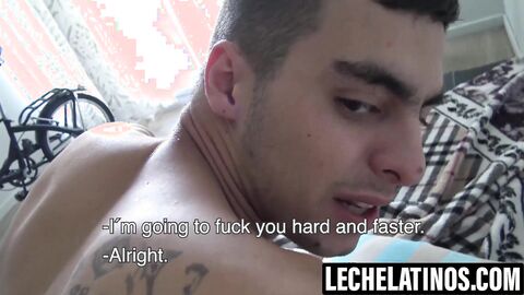 LecheLatinos.com - Cano's cum shower after riding my dick