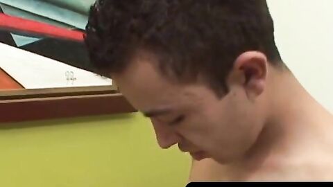 OTBXXX.com - Young gay men play with their dicks and spray each other with hot jizz