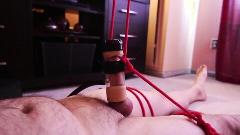 Toy Machine Milks Man Dry with Ruined Orgasms