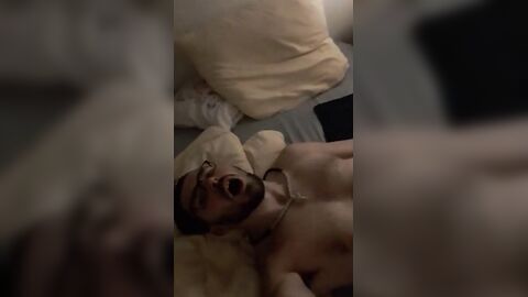 Muscular Serbian Twink Plays with His Black Dildo!