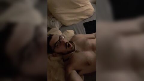 Muscular Serbian Twink Plays with His Black Dildo!