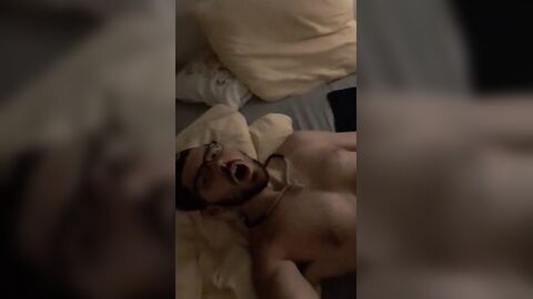 Muscular Serbian Twink Plays with His Black Dildo!