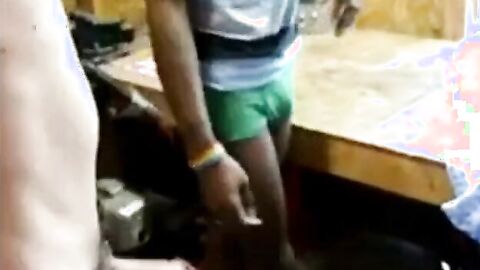 Black and White Amateur Twinks in Interracial Action