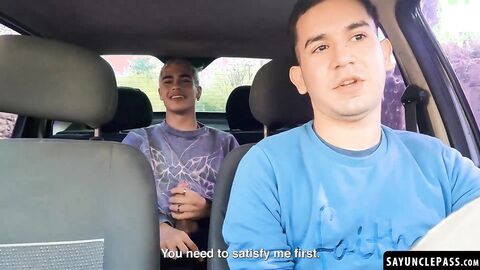 Edipo Rey got into the wrong ride and got fucked Leo Blue fat dick