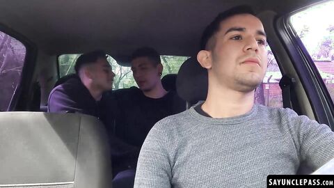 Dimitri Star and Luca Libra got into a hot threeway fuck with Leo Blue