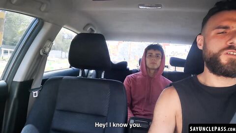 Horny Rodrigo El Santo fucks his very familiar passenger Sebas Gold