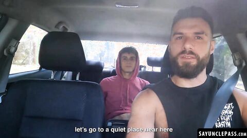 Horny Rodrigo El Santo fucks his very familiar passenger Sebas Gold