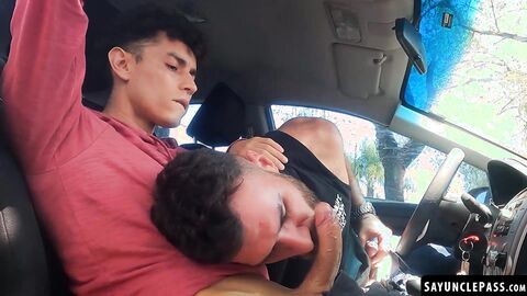 Horny Rodrigo El Santo fucks his very familiar passenger Sebas Gold