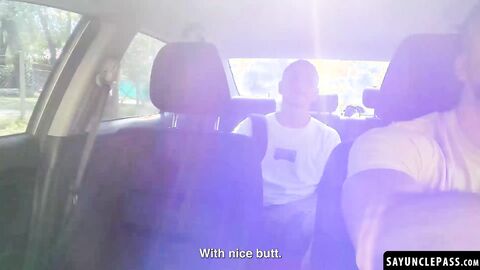 Horny Uriel Simon gets to taste his driver Fer Froma fat cock