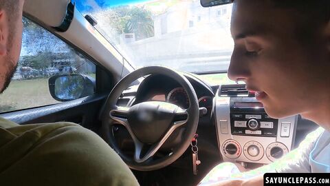 Horny Uriel Simon gets to taste his driver Fer Froma fat cock