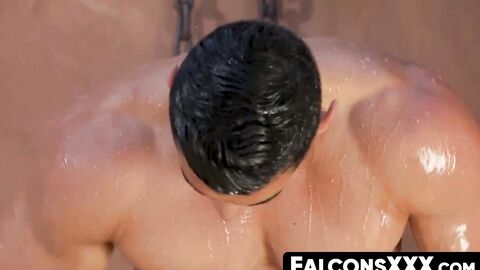 FalconsXXX.com - Handsome studs going for deep bare hammering outside in a wild encou