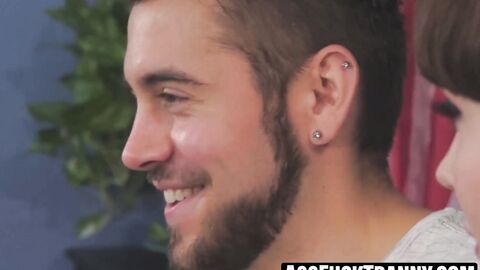 Natalie Mars' table fuck and cum swallowing scene