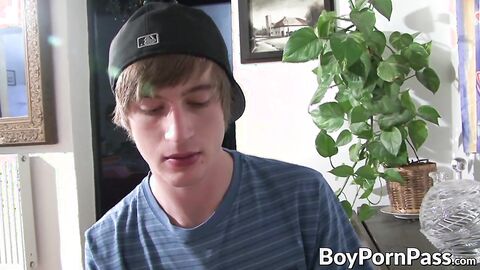 Cutie is bent over by stud and then drilled nice and deep