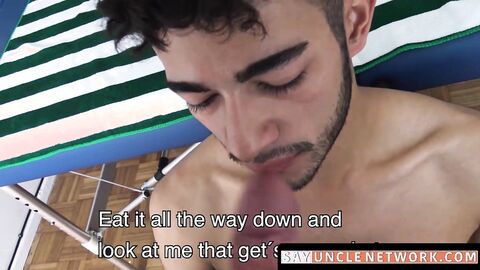 SayUncleNetwork.com - Latino's raw bareback and oral debut in a paid POV scene