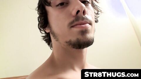 Str8Thugs.com - Freaky bender Chad Turner's daily cock wanking and cum blasting ritua