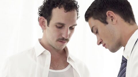 BoyMissionary.com - Muscular gay blows and drills a teased twink raw