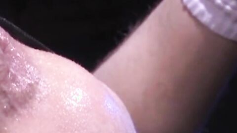 After some serious butt eating, Billy surprises Steve with the long black dildo Billy