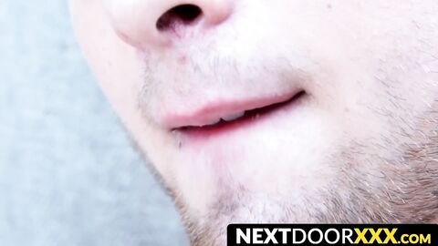 NextDoorXXX.com - Outdoor cock stroking with handsome young jock Derek Hart in a hot