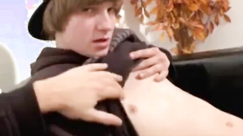 Older Man's Cum Tribute to Young Twink